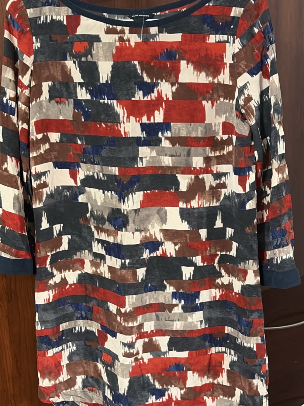 100% silk Club Monaco tunic dress size 2 - p2p 19”